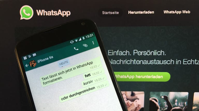 WhatsApp kann jetzt Text formatieren.