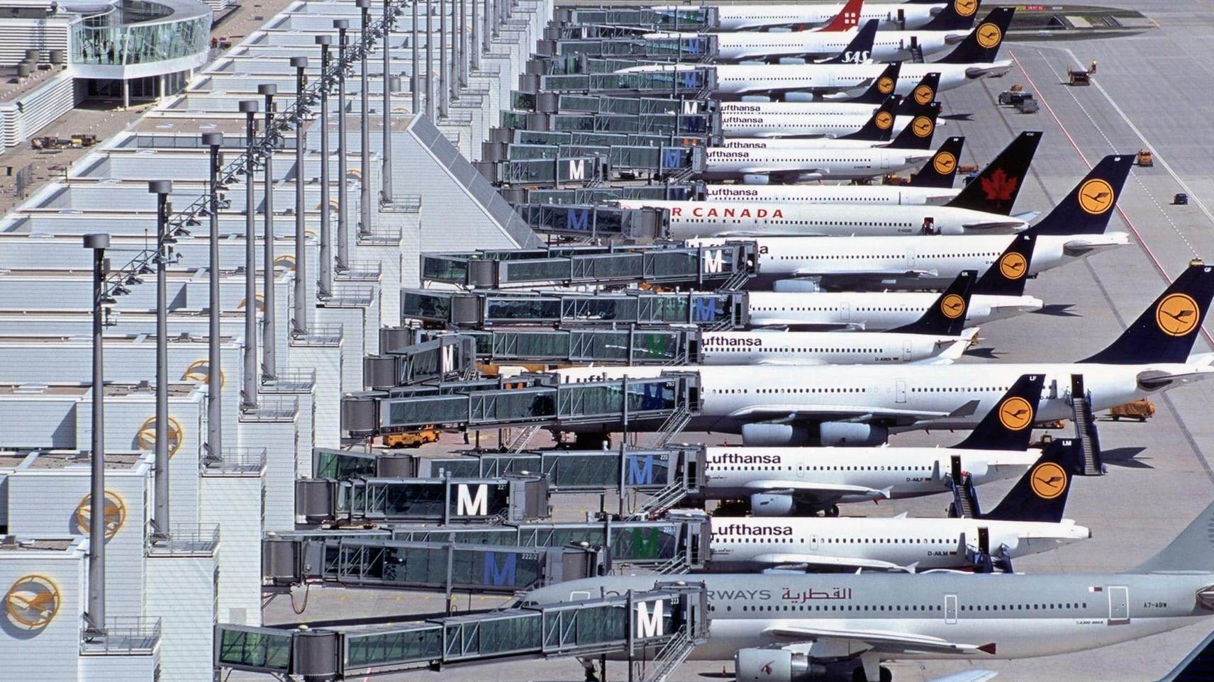 Das Terminal 2 am Münchner Flughafen wurde 2003 eröffnet.