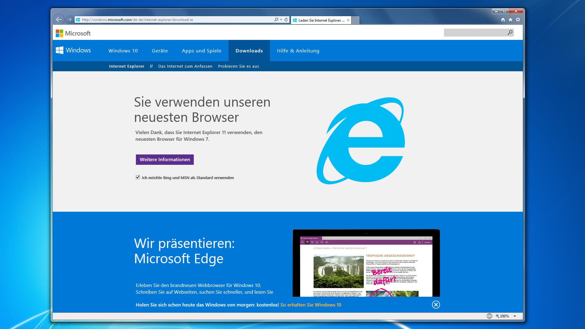 Microsofts Internet Explorer ist mit 197 Sicherheitslücken sehr viel unsicherer als andere Programme, könnte man meinen.