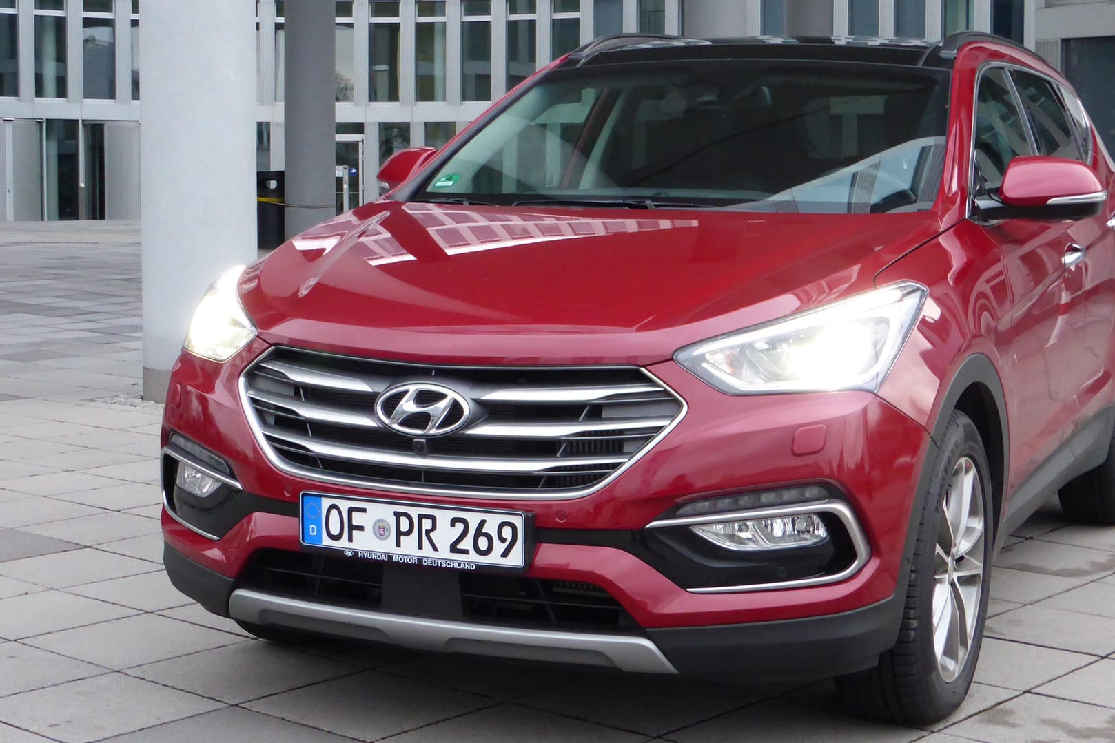 Der Hyundai Santa Fe: Mittelklasse-SUV im Autotest.