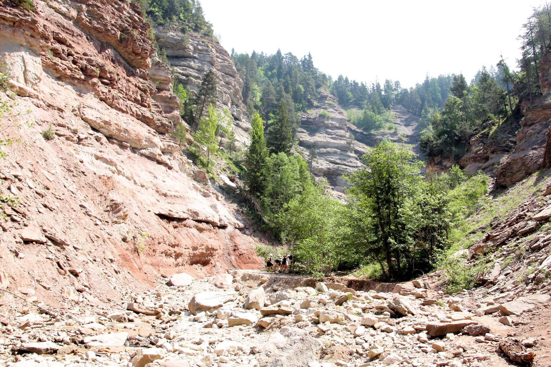 Die Bletterbachschlucht gilt als "Grand Canyon Südtirols" und ist zudem ein Paradies für Hobby-Archäologen.