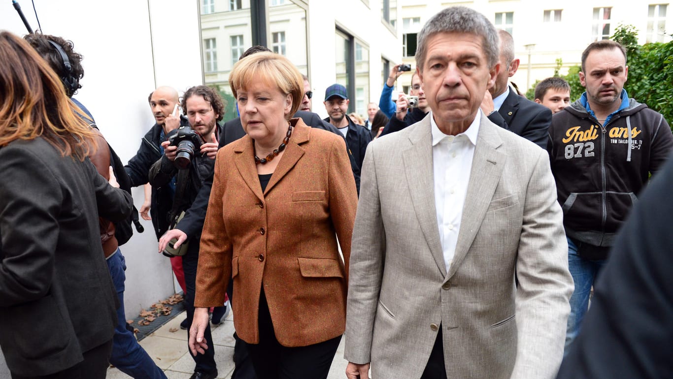 Bundeskanzlerin Angela Merkel und ihr Mann Joachim Sauer.