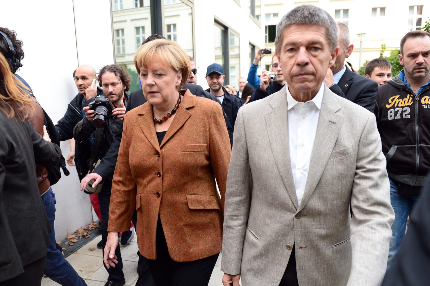 Bundeskanzlerin Angela Merkel und ihr Mann Joachim Sauer.