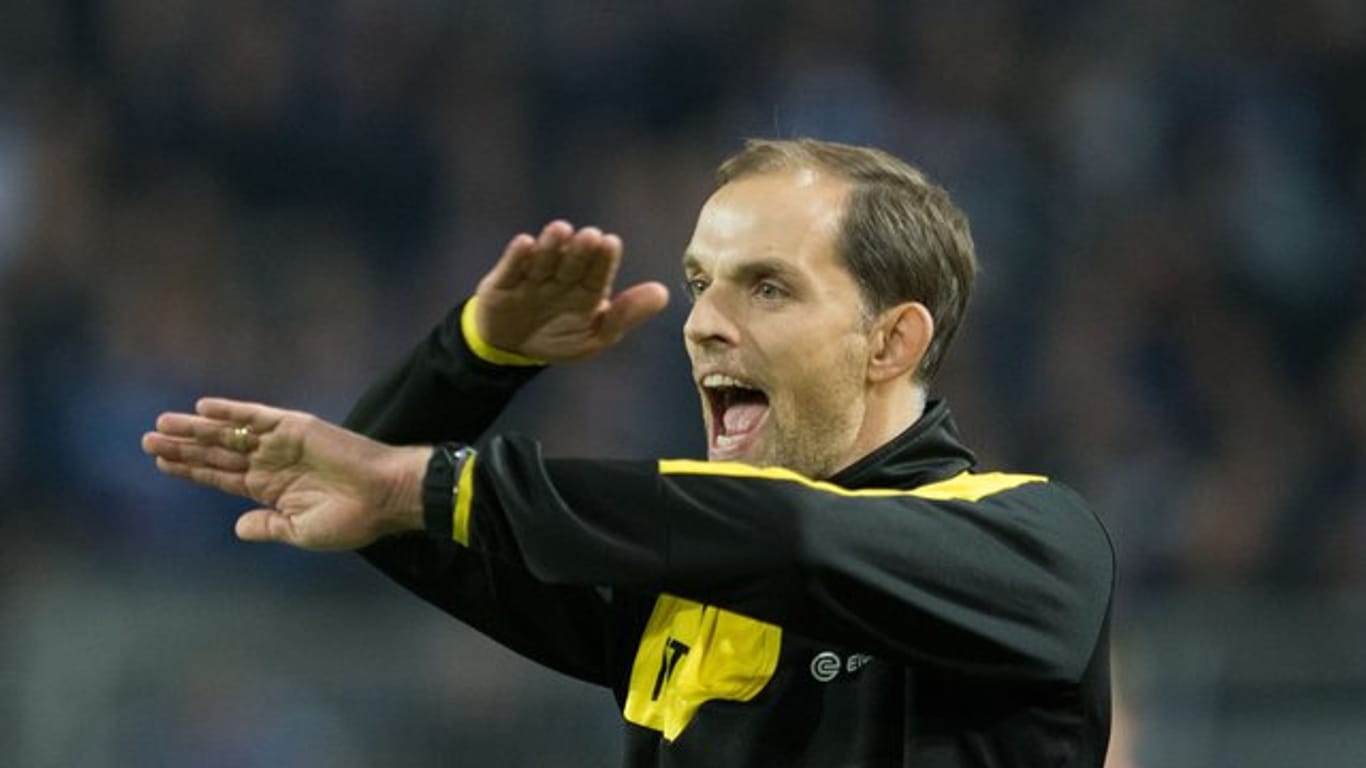 Dortmund Trainer Thomas Tuchel gibt sich vor dem Derby angriffslustig.