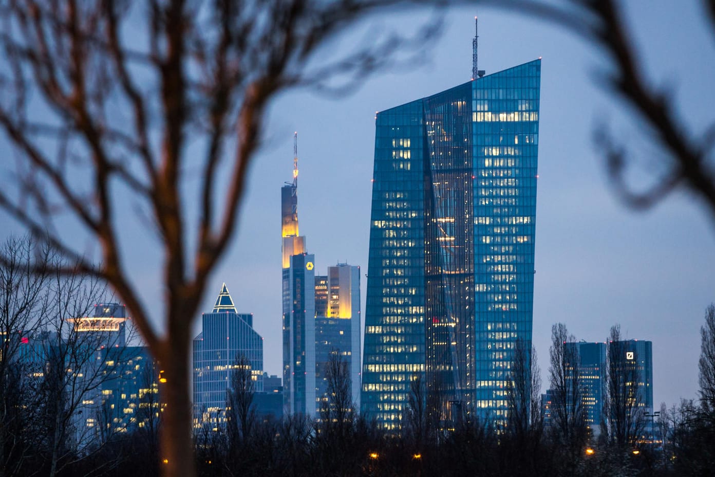 Kein Frühling an der Zins-Front: die EZB-Zentrale in Frankfurt am Main.
