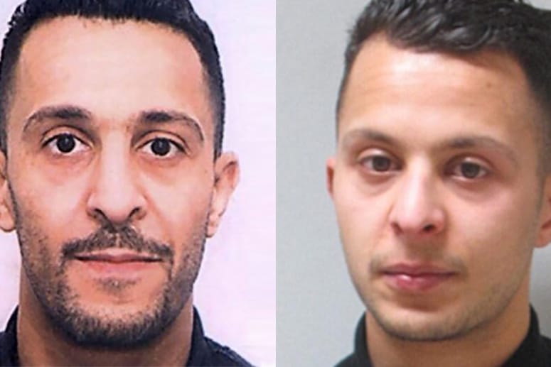 Brüder Brahim und Salah Abdeslam. Brahim ist tot, Salah sitzt in Haft.