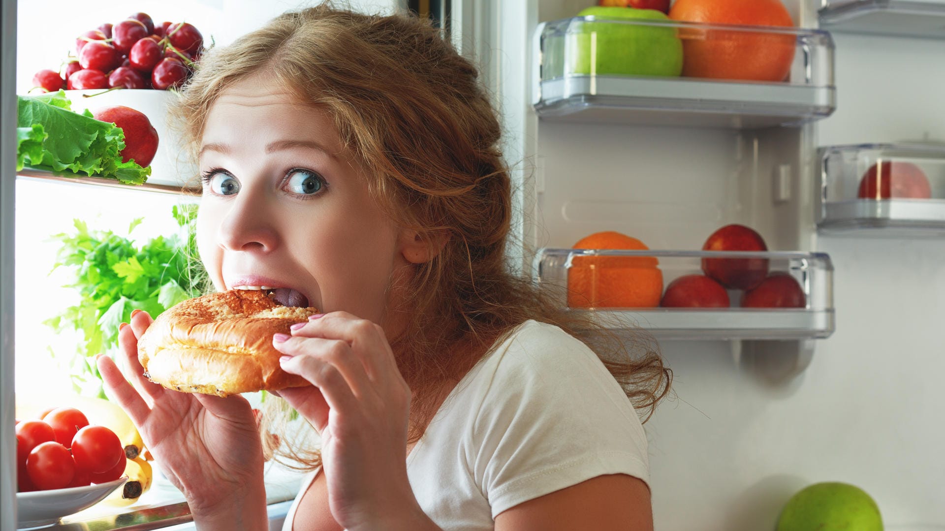 Ein gesteigerter Appetit ist eine häufige Entzugserscheinung.