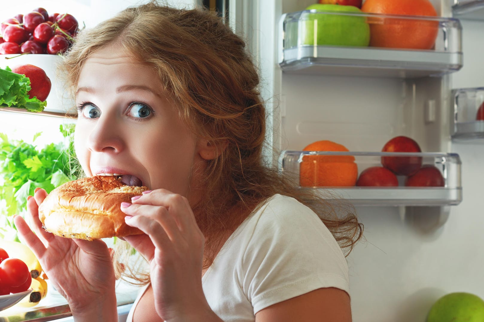 Ein gesteigerter Appetit ist eine häufige Entzugserscheinung.