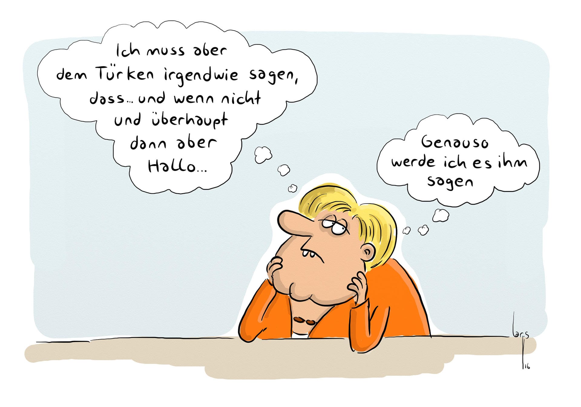 Merkel tritt Erdogan entschlossen gegenüber.