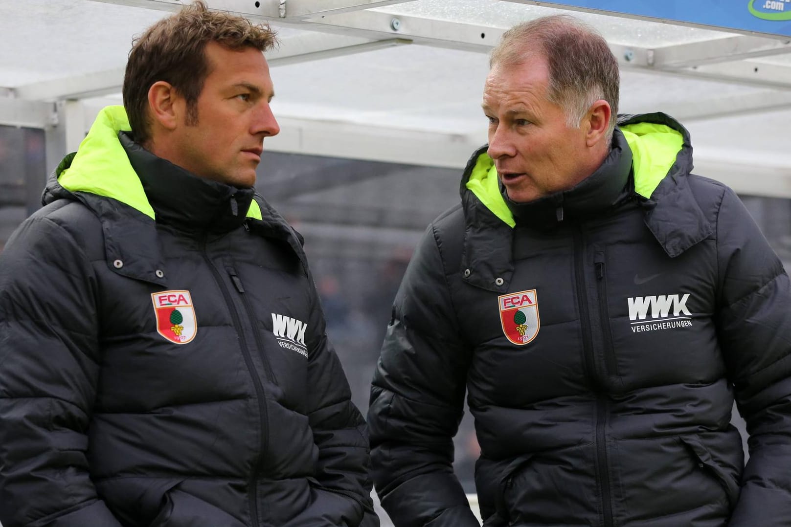Wie lange arbeiten sie noch zusammen? Markus Weinzierl (links) und Stefan Reuter.