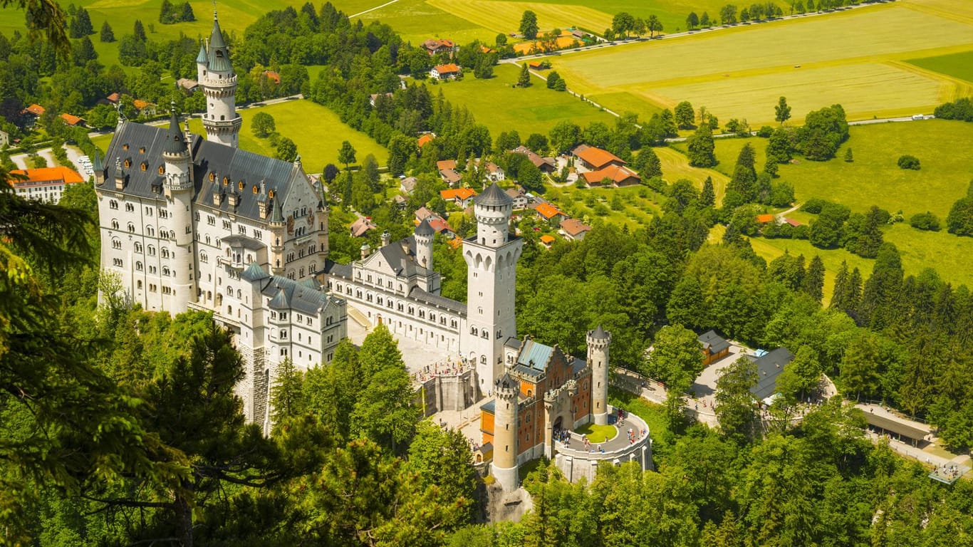 International beliebt: Schloss Neuschwanstein wird jährlich von 1,4 Millionen Menschen besucht.