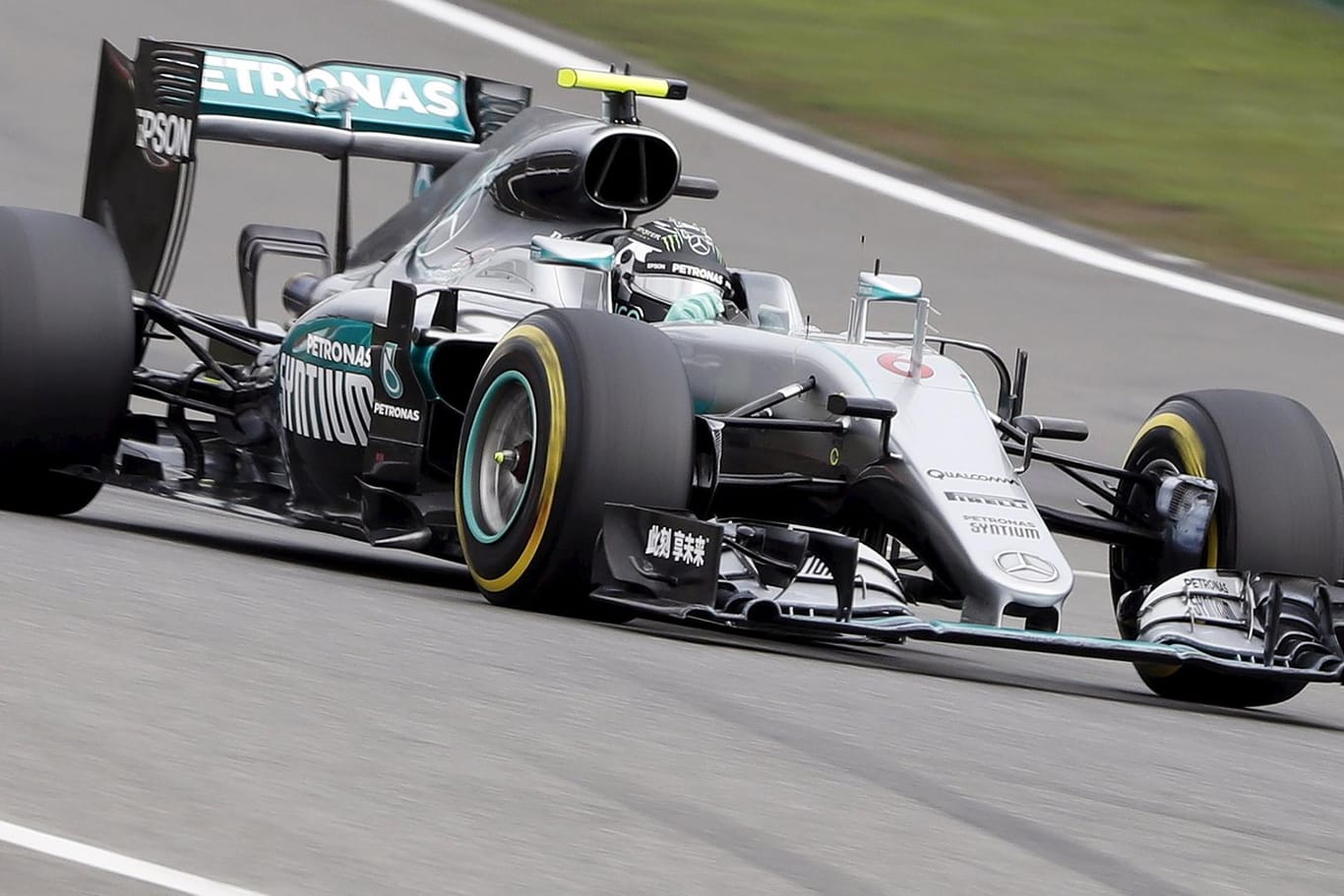 Nico Rosberg schnappt sich die Pole Position beim GP von China.