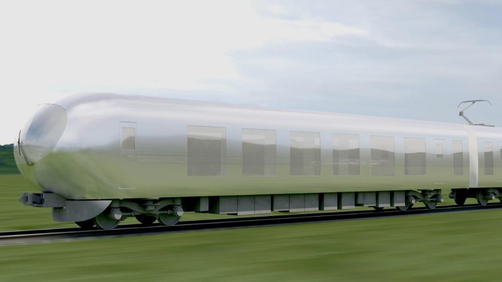 Das neueste Projekt der Designerin und Architektin ist der "unsichtbare" Zug, der ab 2018 durch Japan rollen soll. Er fügt sich mit seinen transparenten und verspiegelten Flächen in jede Umgebung ein wie ein Chamäleon.