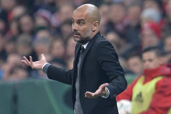 Bayern-Trainer Pep Guardiola war der unberechtigte Elfmeter äußerst unangenehm.