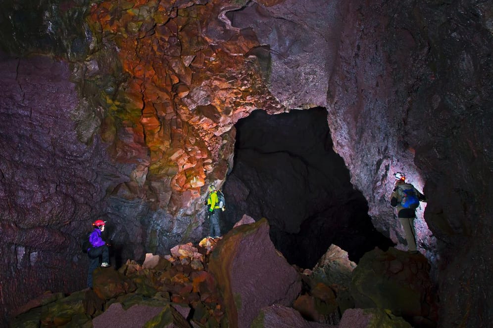 Die Höhle Vidgelmir befindet sich in Westisland. Bald können Touristen das Naturschauspiel erkunden.