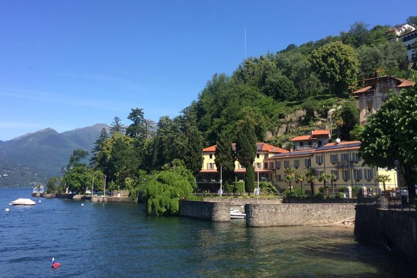 Das "Hotel Camin Colmegna" ist eine grüne Oase am Lago Maggiore.