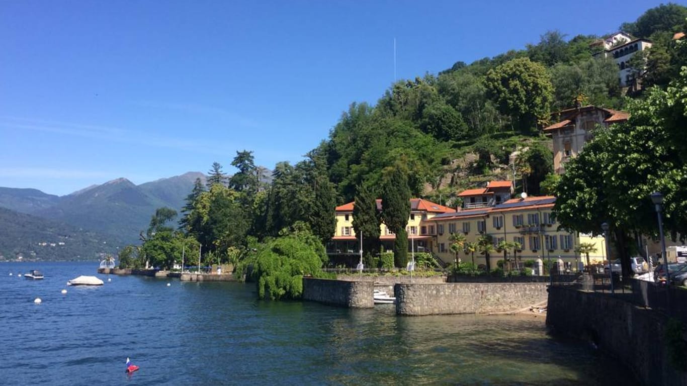 Das "Hotel Camin Colmegna" ist eine grüne Oase am Lago Maggiore.
