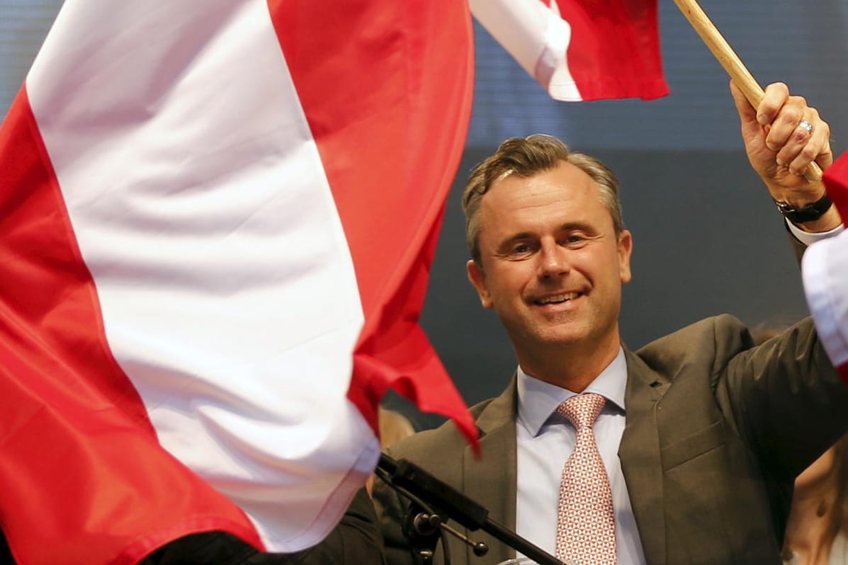 FPÖ-Kandidat Norbert Hofer hat bei der ersten Runde der österreichischen Bundespräsidentenwahlen die meisten Stimmen bekommen.