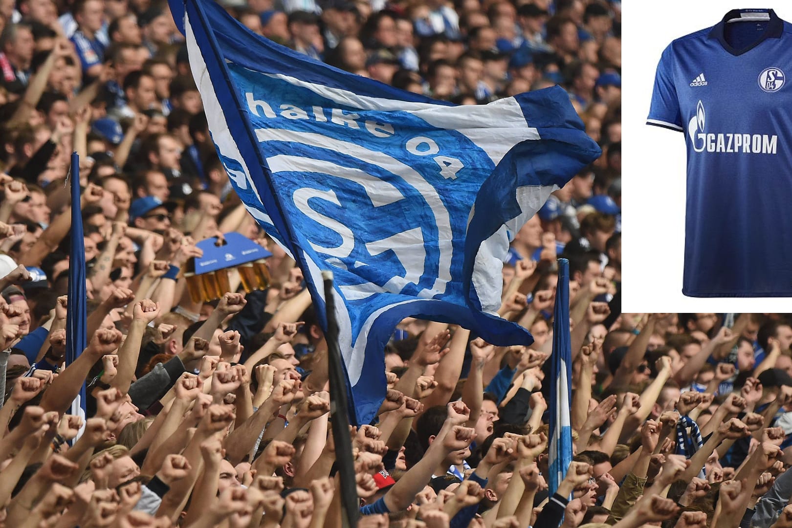 Fans des FC Schalke müssen für das neue Trikot tief in die Tasche greifen.
