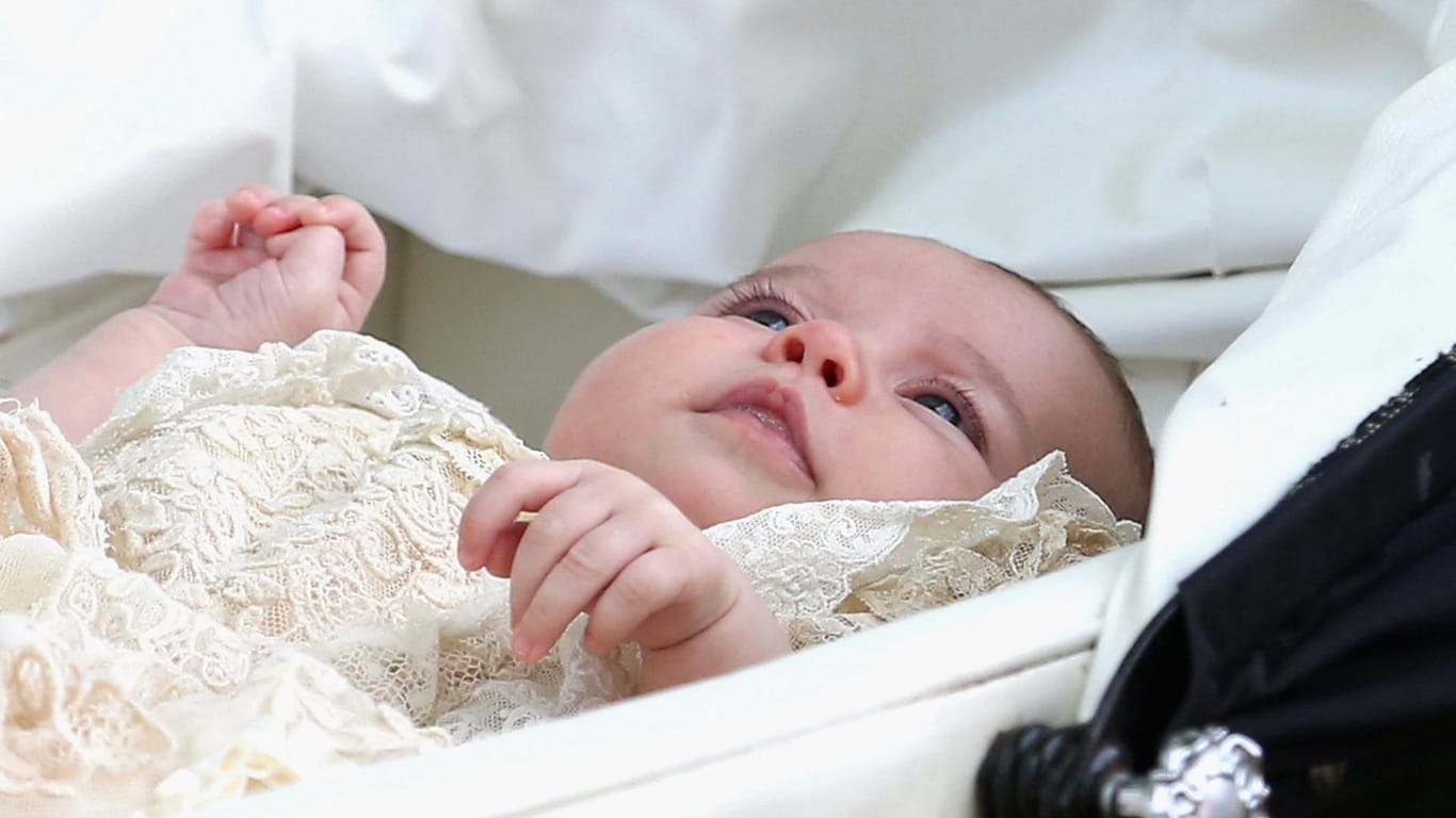 Prinzessin Charlotte bei ihrer Taufe im Juli 2015.