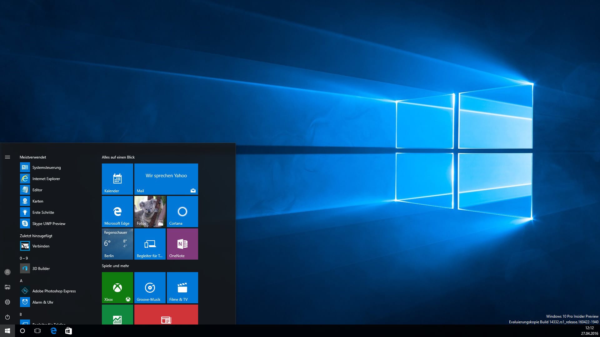 Microsofts auffälligstes Geschenk zum Geburtstags-Update für Windows 10 ist das überarbeitete Startmenü.