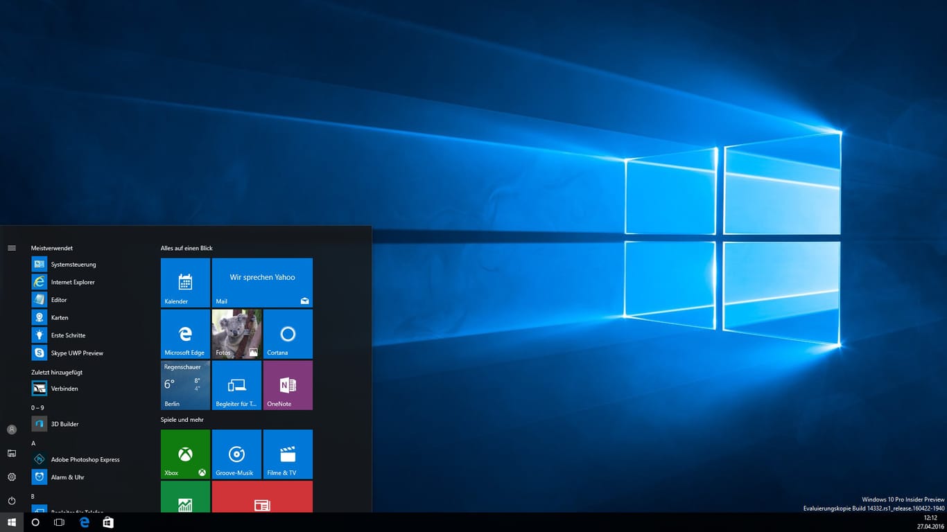 Zum einjährigen Jubiläum bekommt Windows 10 ein neues Startmenü und viele weitere Funktionen.