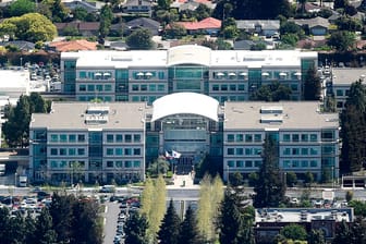 Das Hauptquartier von Apple in Cupertino: Wie kam es zu dem Todesfall im Gebäude?