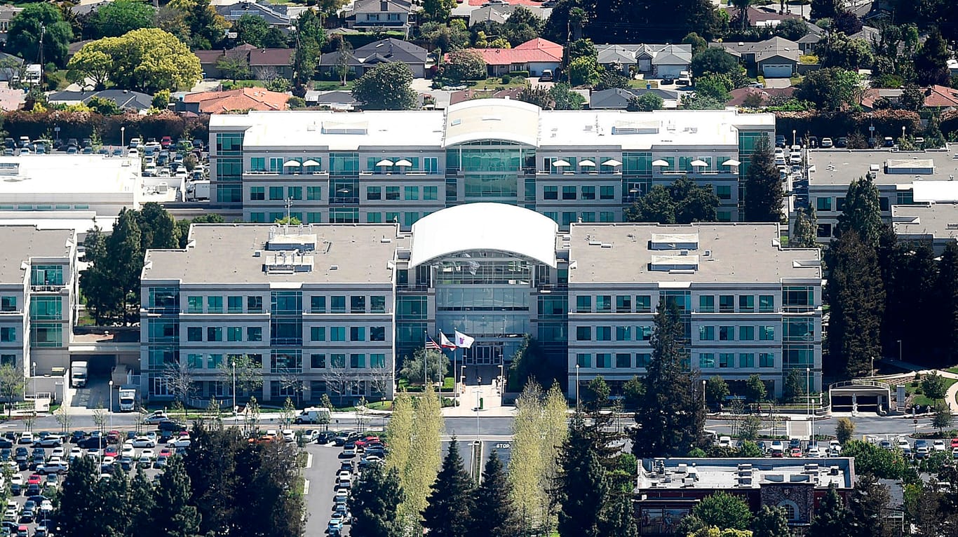 Das Hauptquartier von Apple in Cupertino: Wie kam es zu dem Todesfall im Gebäude?