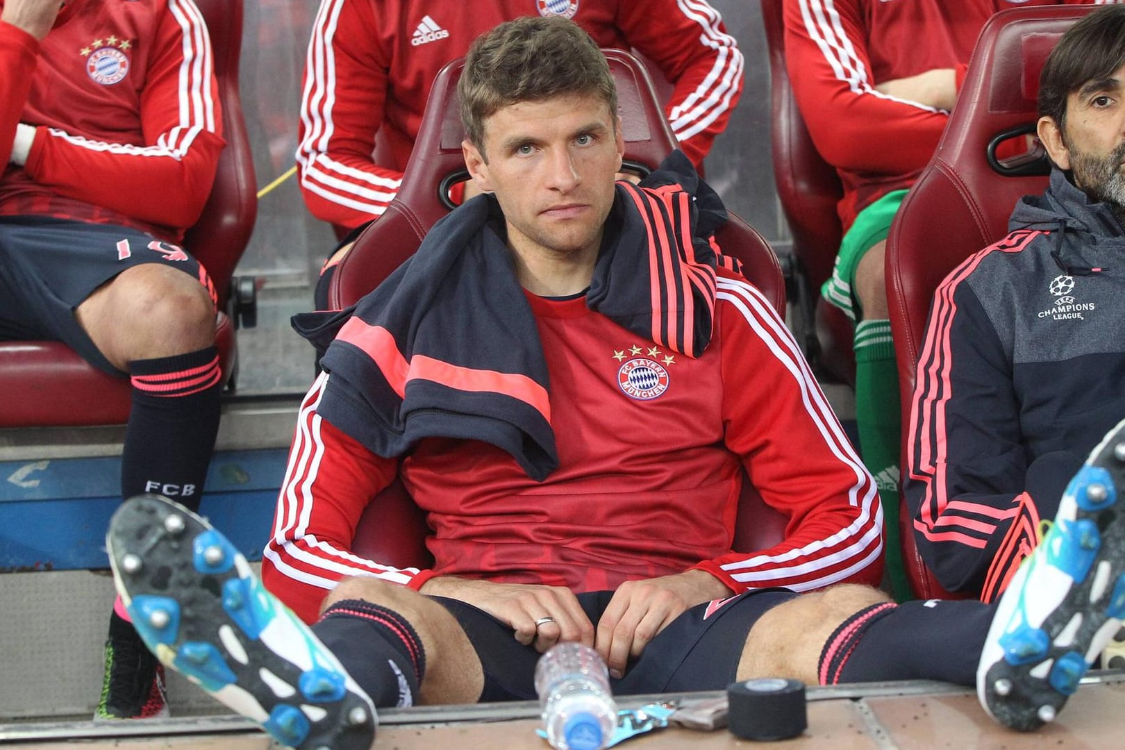 Thomas Müller nahm seine Reservistenrolle professionell, wirkte aber unzufrieden.