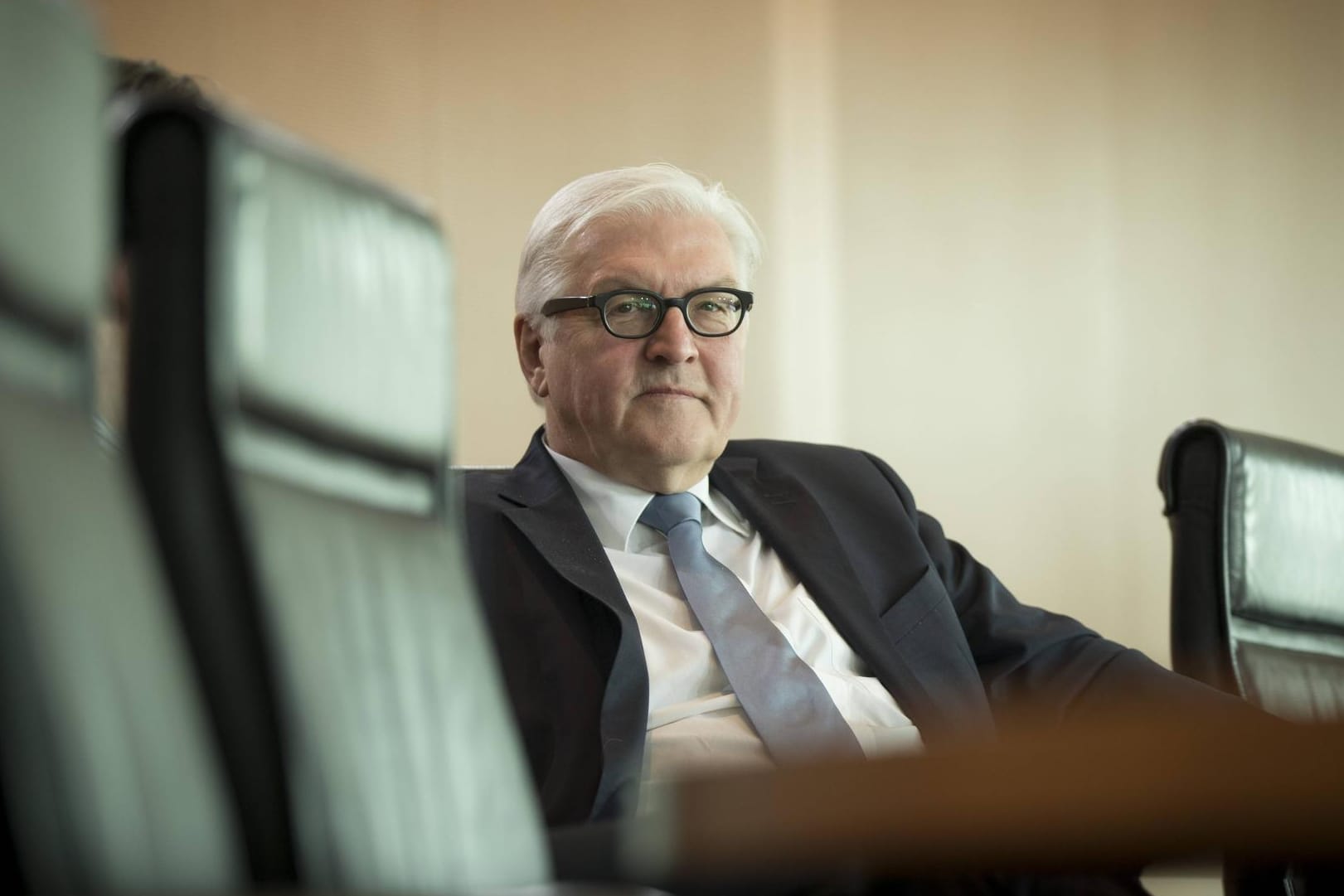 Auch Bundesaußenminister Steinmeier hat Donald Trump mit seiner Grundsatzrede nicht überzeugt.