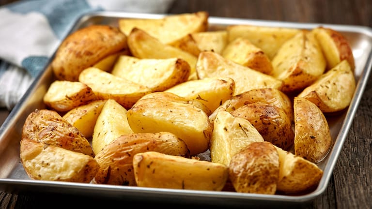 Ofenkartoffeln mit Bärlauchöl