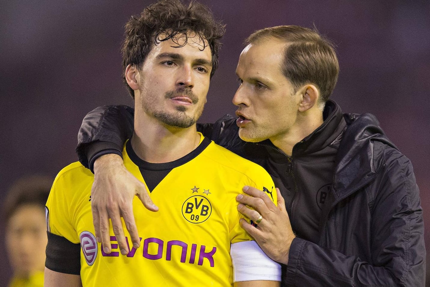 Arbeiteten wohl nur eine Saison zusammen: Mats Hummels (li.) und Dortmunds Trainer Thomas Tuchel.