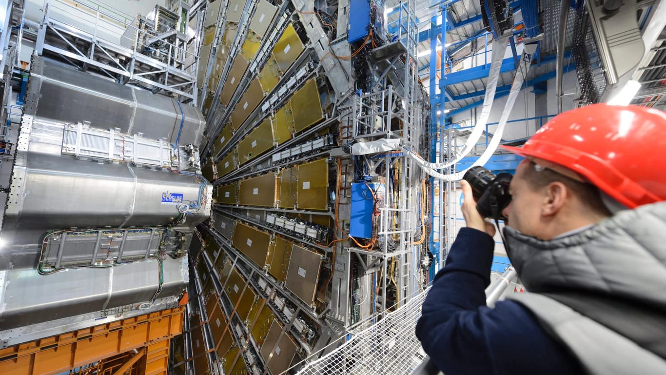 Lahmgelegt: der Teilchenbeschleuniger CERN nahe Genf.