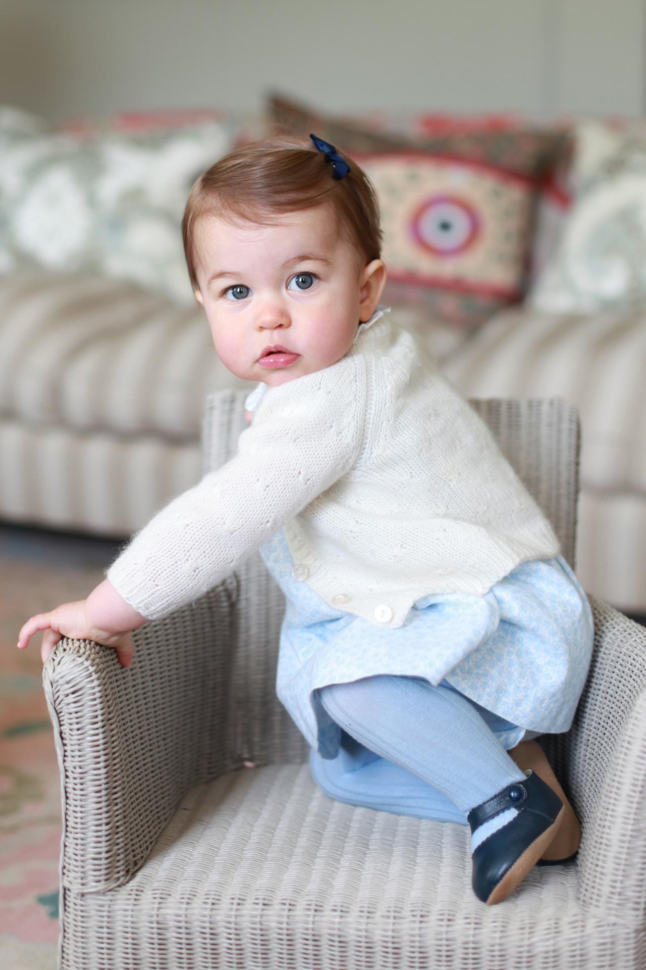 Herzogin Kate höchstpersönlich lichtete die kleine Charlotte ab.