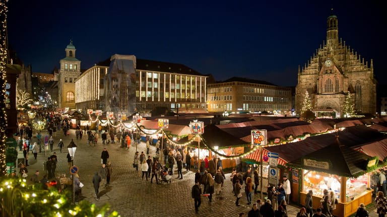 Der Nürnberger Christkindlesmarkt.