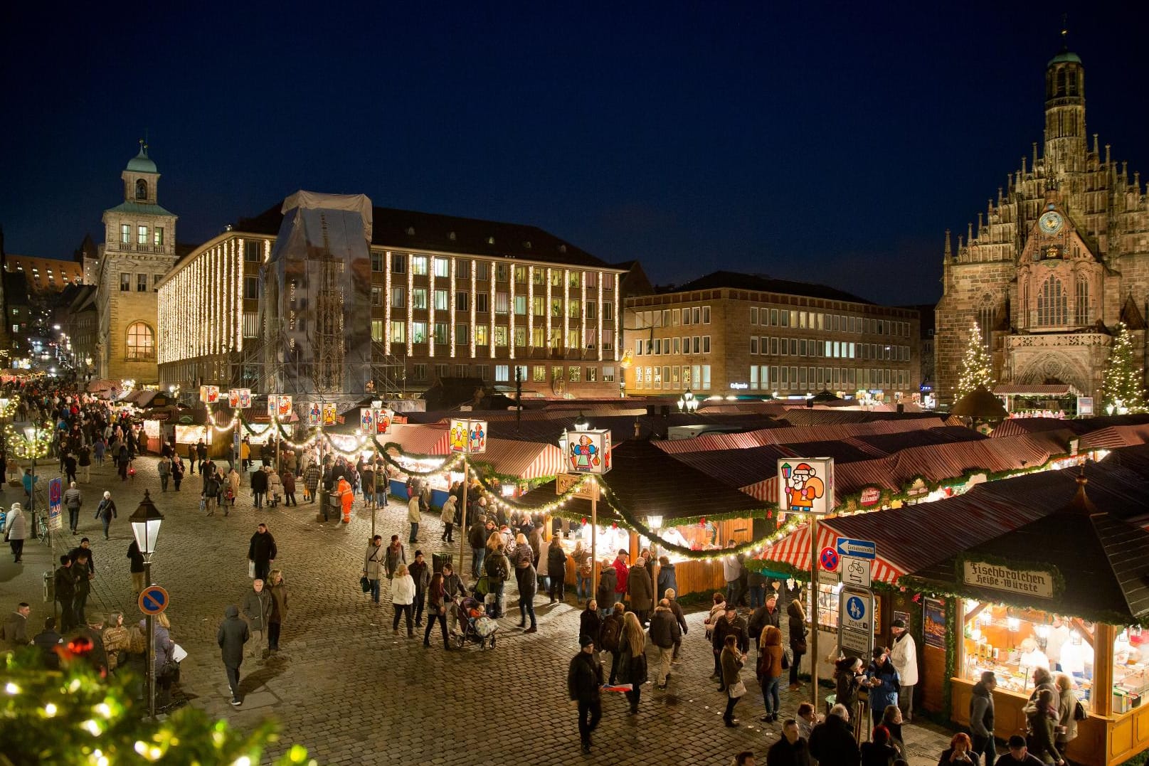 Der Nürnberger Christkindlesmarkt.