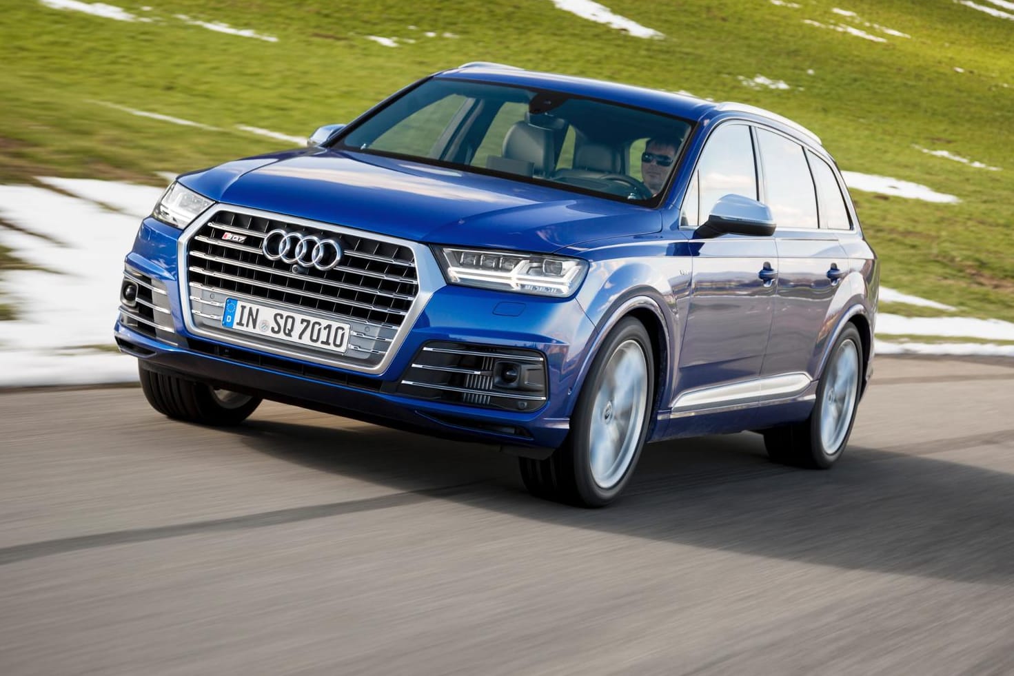 Kommt gewaltig: der neue Audi SQ7 TDI mit Achtzylinder-Diesel.