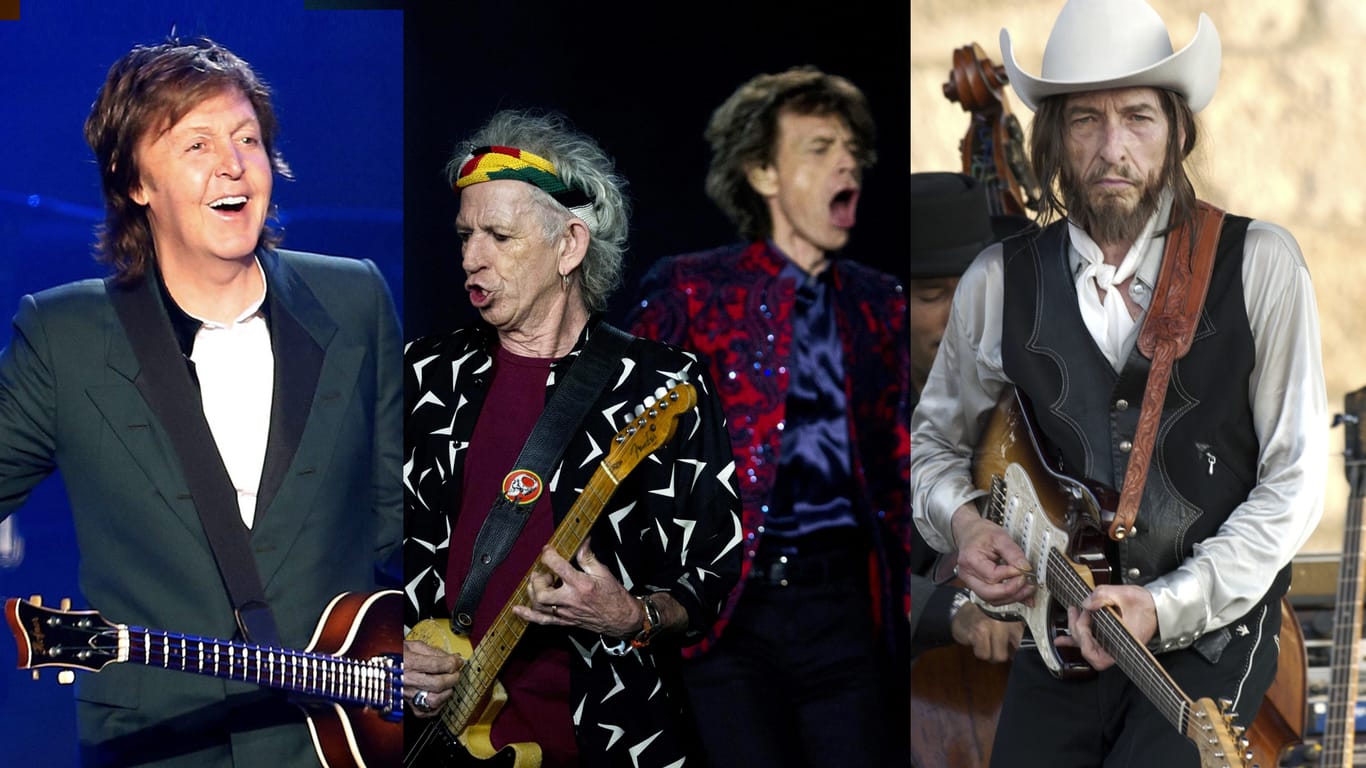 Paul McCartney, die Rolling Stones und Bob Dylan vereint - im Herbst soll es bei einem Festival in Indio, Kalifornien soweit sein.