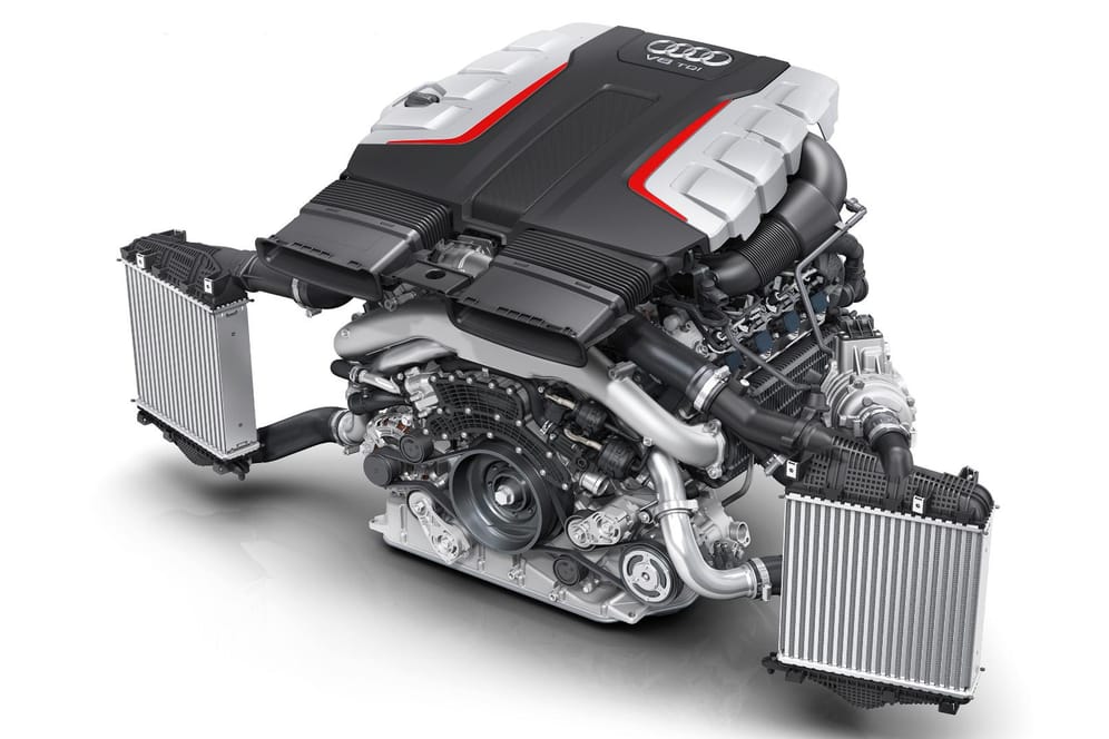 Der 4,0-Liter-V8-Biturbo-Diesel aus dem Audi SQ7 TDI.