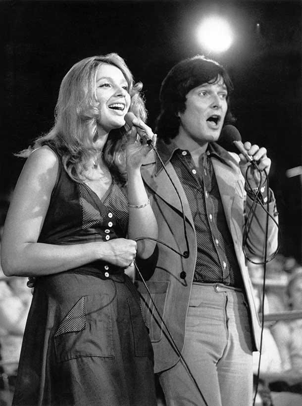 Das Schlagerduo Cindy & Bert konnte 1974 mit "Die Sommermelodie" nur mäßig punkten: Rang 14.