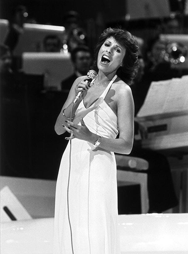 Ireen Sheer schaffte 1978 mit "Feuer" den 6. Platz.