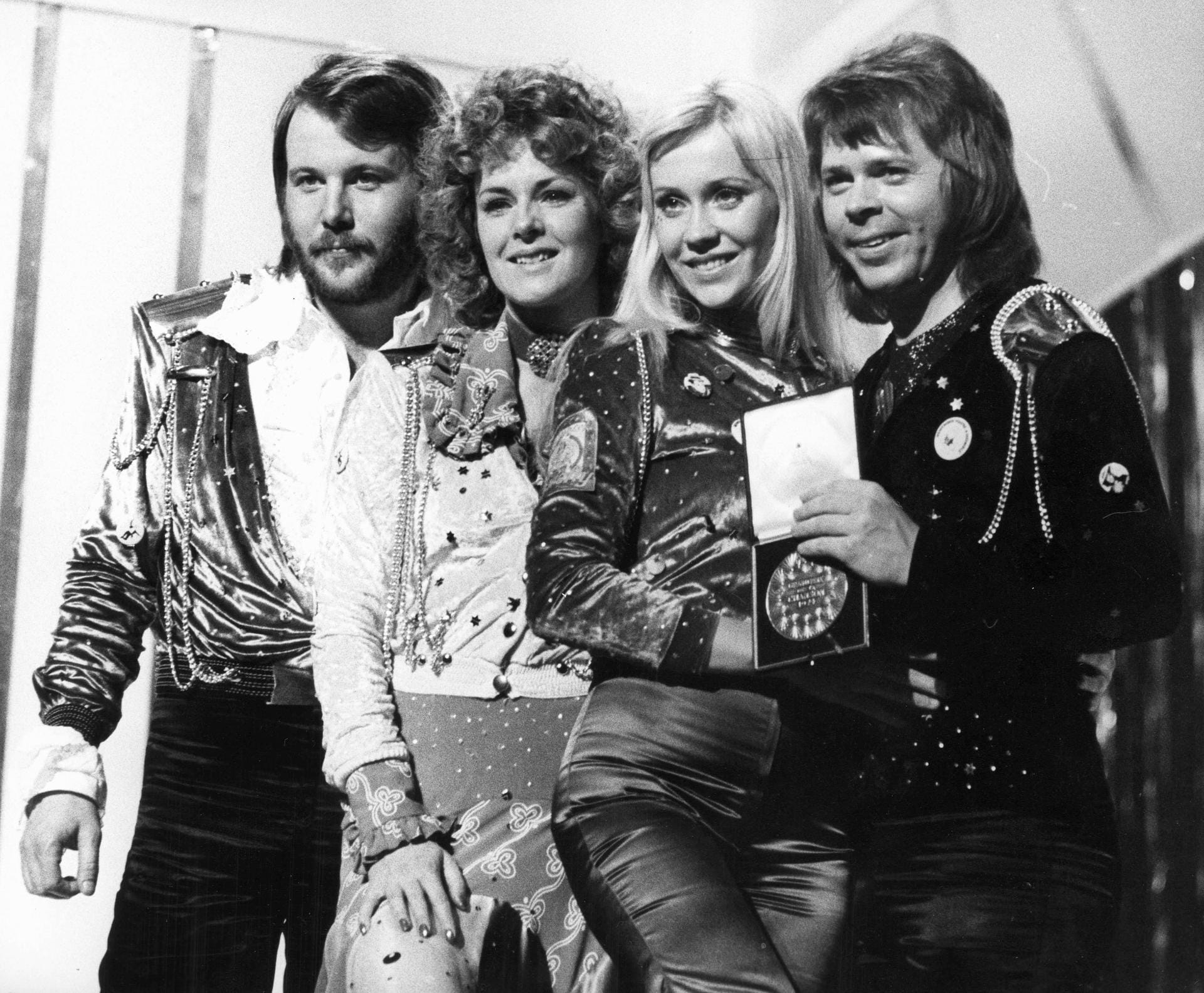 Schwedens Exportschlager ABBA gewann 1974 mit "Waterloo".