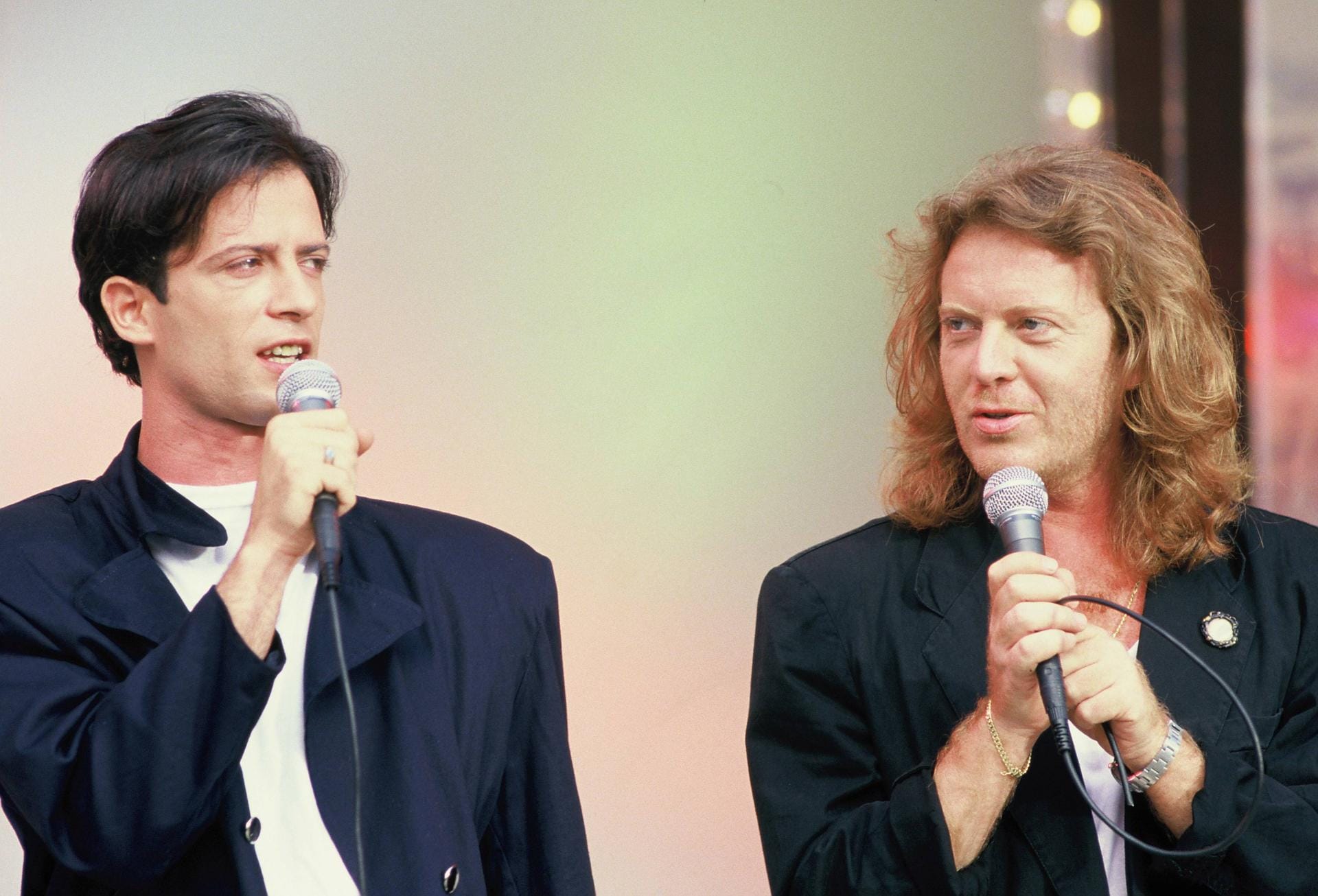 Umberto Tozzi & Raf holten 1987 mit "Gente di mare" den dritten Platz für Italien. einem TV Auftritt am 10 07 1987 in Köln