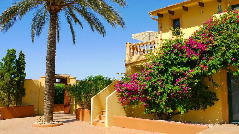Die "Finca Amapola" auf Mallorca ist ein Vier-Sterne-Hotel, die in mediterrane Felder eingebettet liegt.
