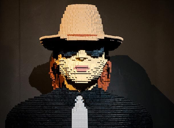 Udo Lindenberg ist eine Ikone - diesmal aus Legosteinen.