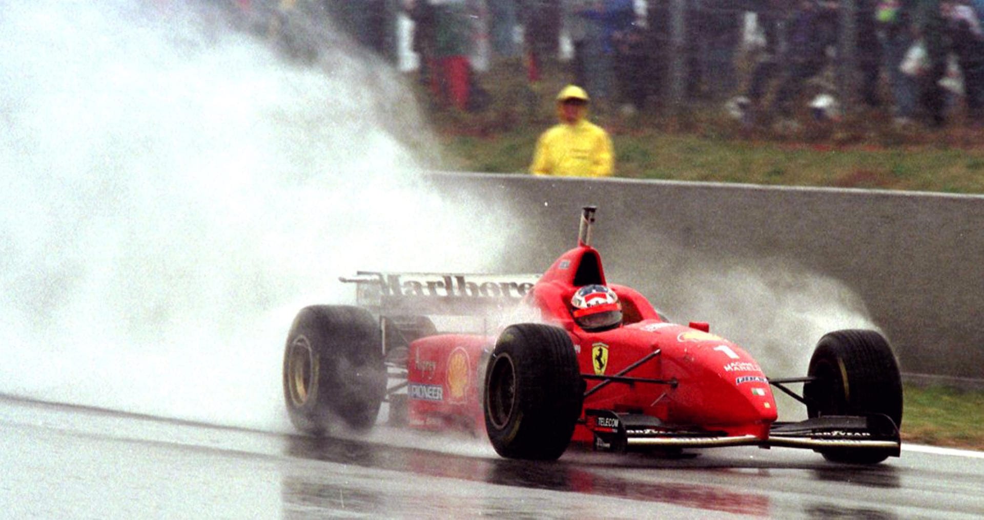 Historischer Moment: Vor 20 Jahren erzielte Michael Schumacher in Barcelona seinen ersten Sieg für Ferrari.