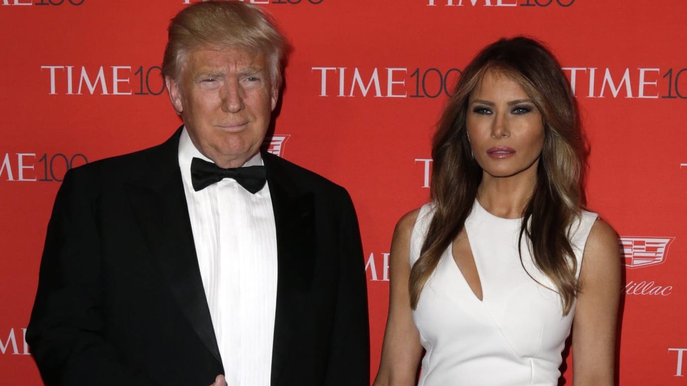 US-Präsidentschaftsbewerber Donald Trump umgibt sich gerne mit Models und Schauspielerinnen - auch seine derzeitige Ehefrau Melania hat einst als Model gearbeitet.