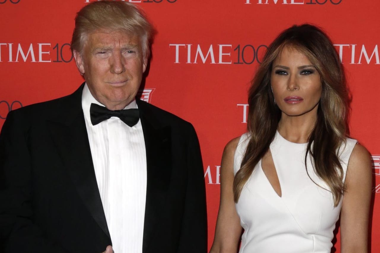 US-Präsidentschaftsbewerber Donald Trump umgibt sich gerne mit Models und Schauspielerinnen - auch seine derzeitige Ehefrau Melania hat einst als Model gearbeitet.