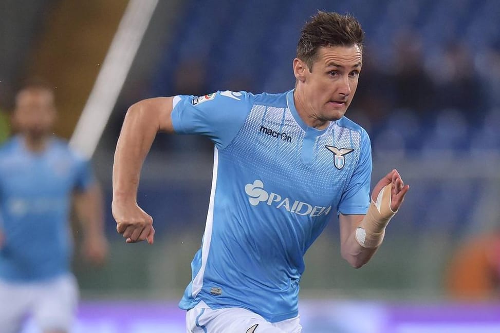 Miroslav Klose spielte in den letzten fünf Jahren für Lazio Rom.