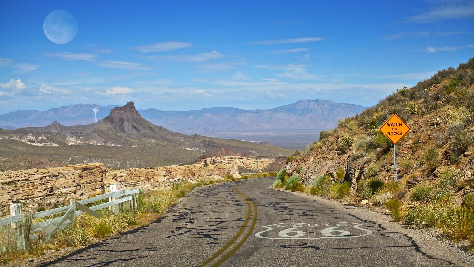 Route 66 in Arizona.